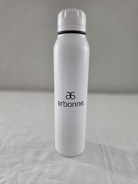 Arbonne Branded Stainless Steel Water Bottle 17oz New